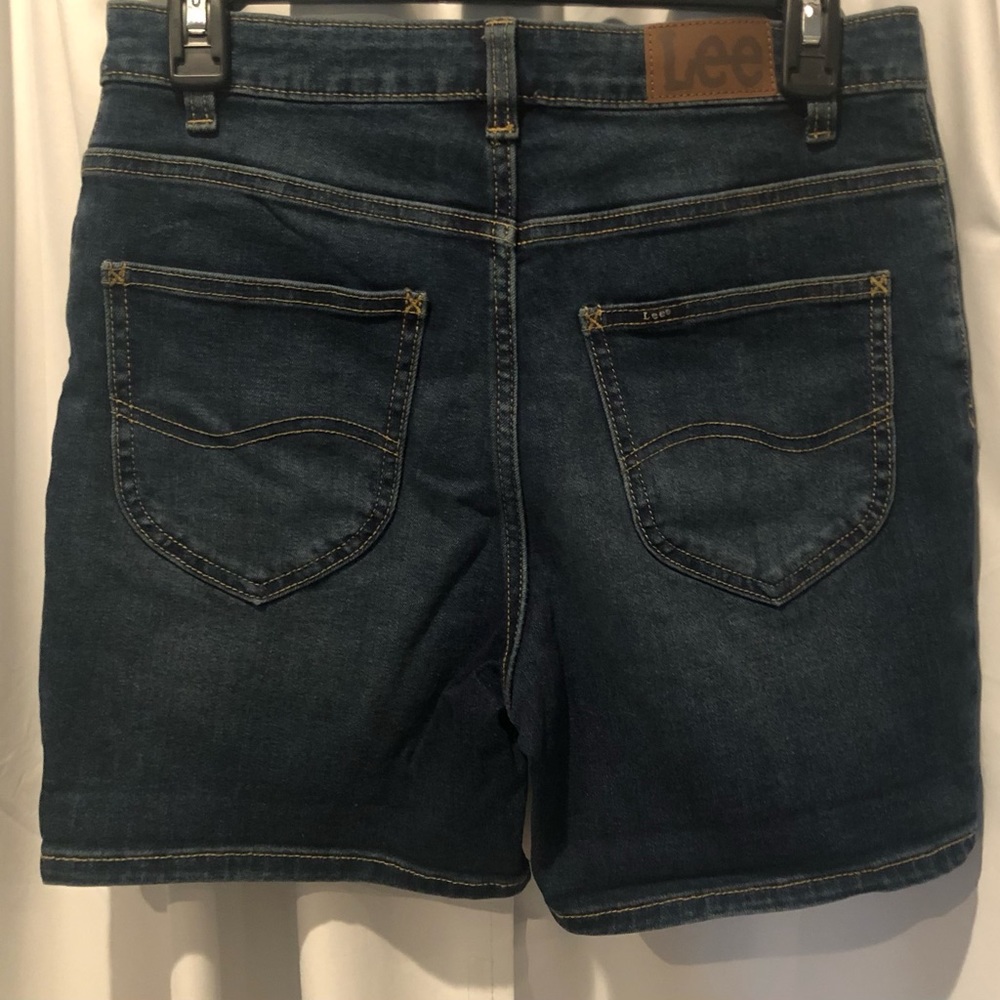 High Rise Jean Shorts by Lee